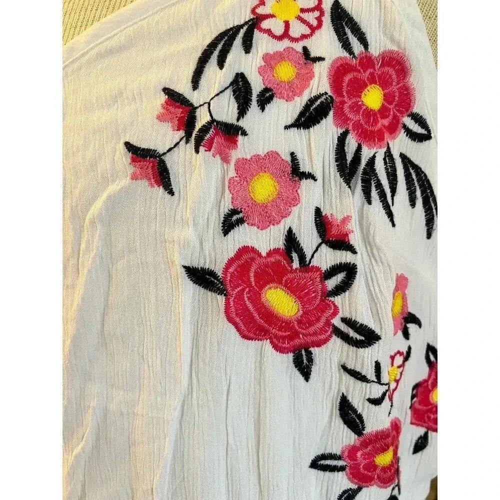 KELLY RENEE BOHO spaghetti strap embroidered maxi dress plus size XXXL - Picture 4 of 6